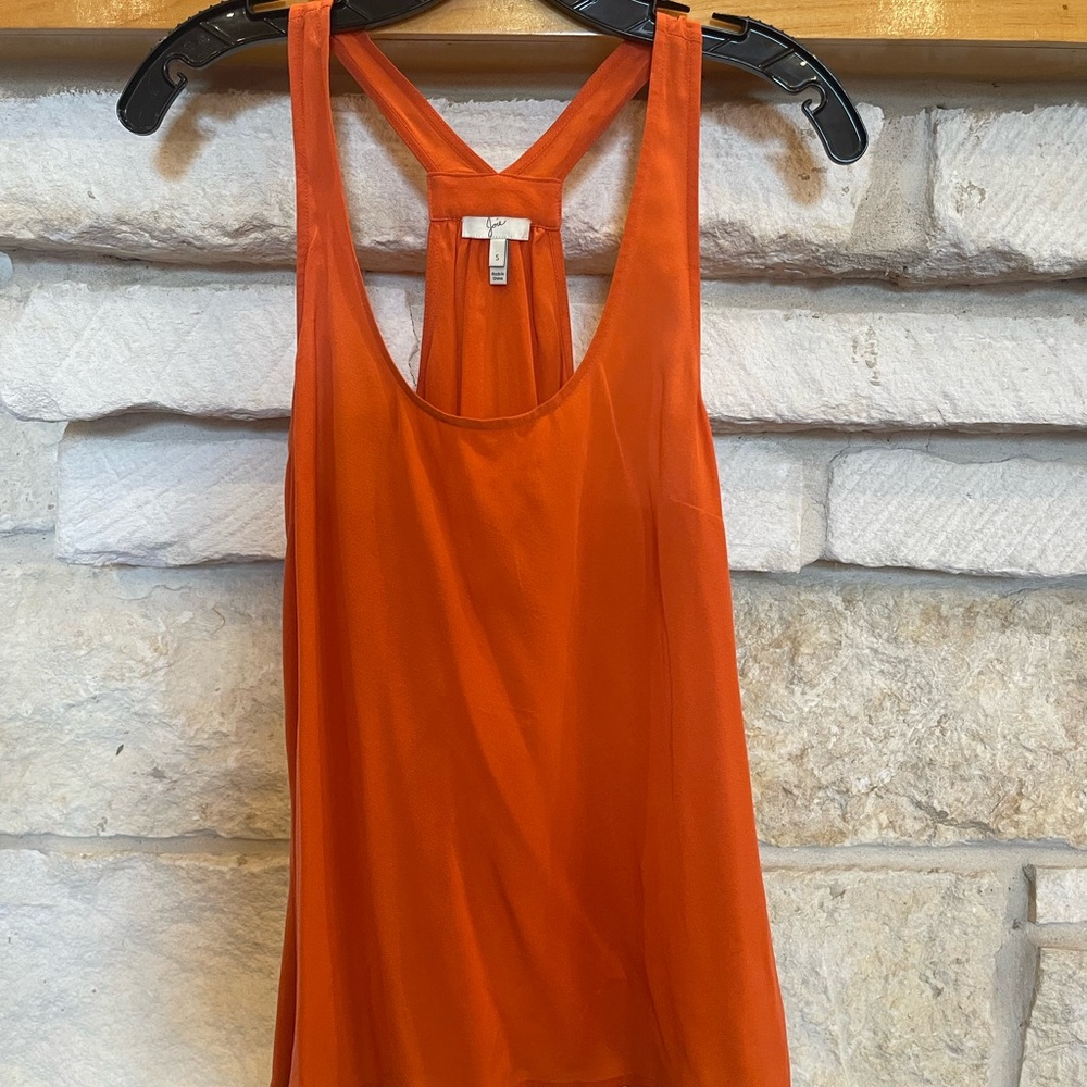 Joie Orange Sleeveless Women's Top
